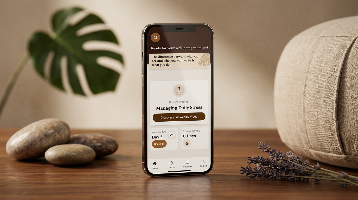 Calmi App Brings Daily Routines, Expert Videos, and eBooks Into One Wellness Space