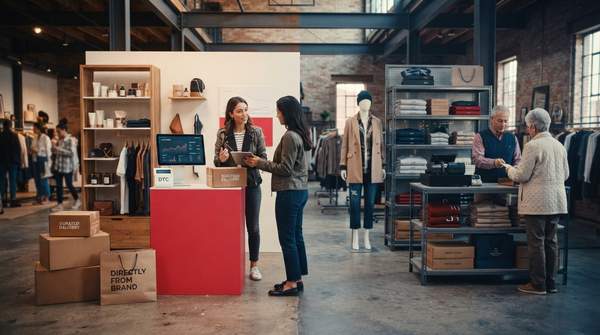 Editorial illustration for The DTC Playbook: A Strategic Comparison to Traditional Retail